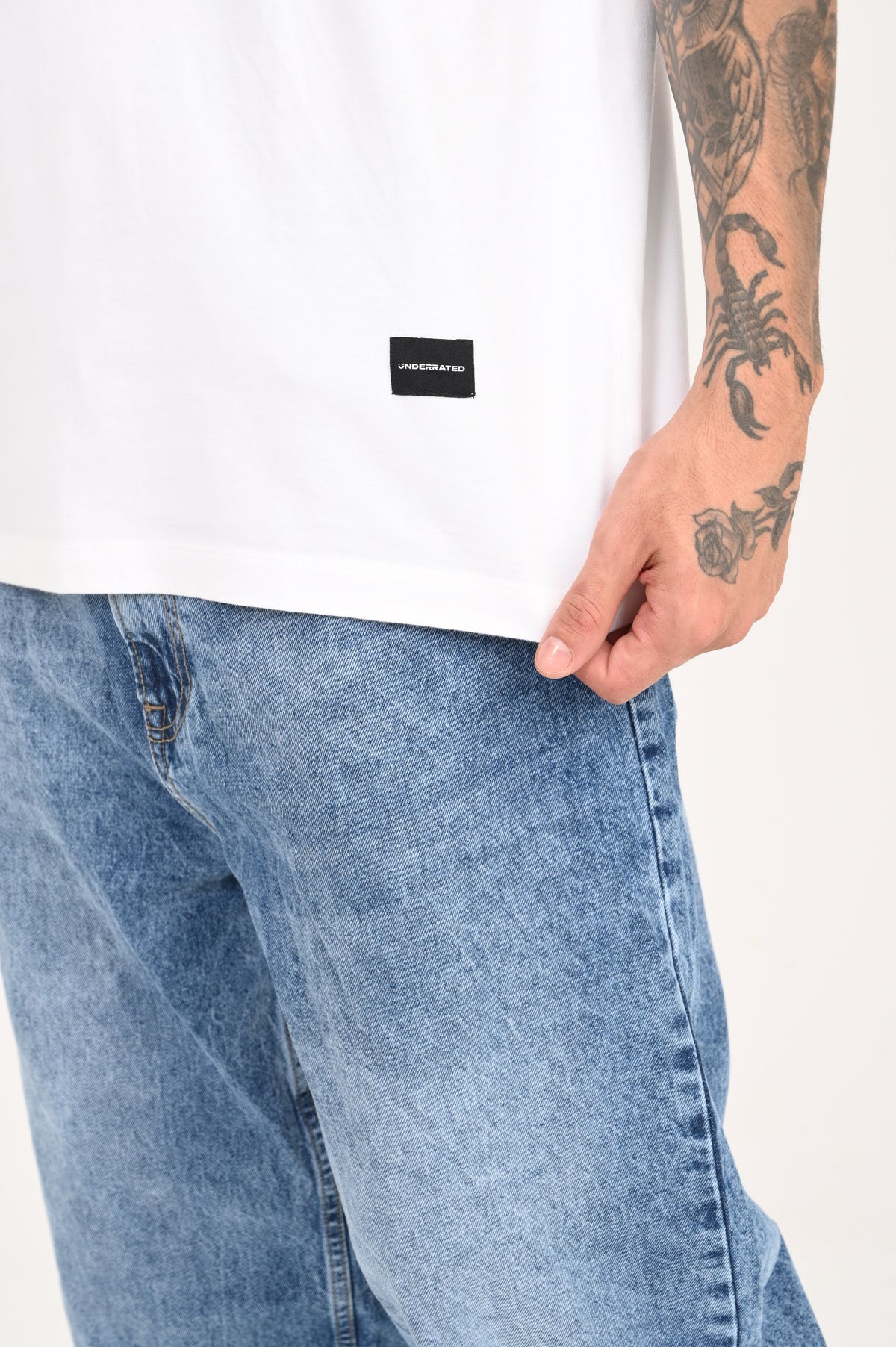 Varsity League White Oversized T-shirt Men