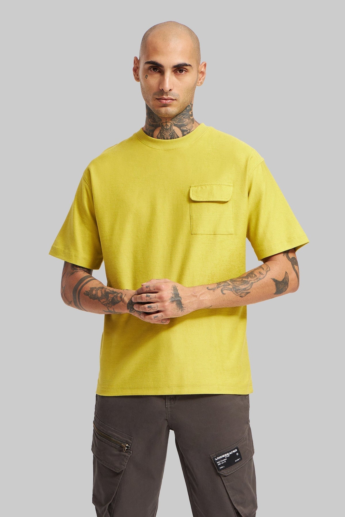 Patch Pocket Lime Green T-shirt