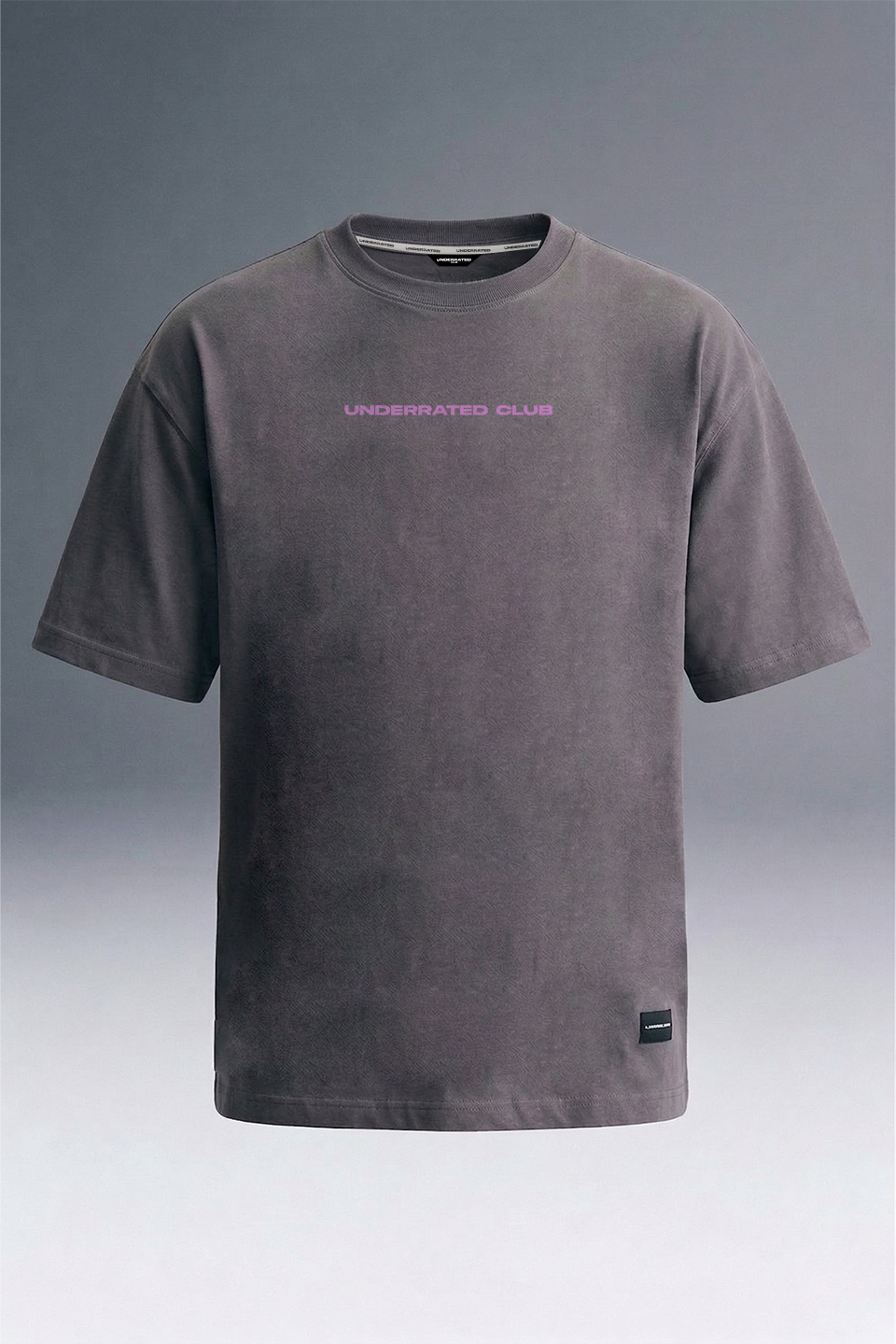 Core club Grey Oversized T-shirt Men