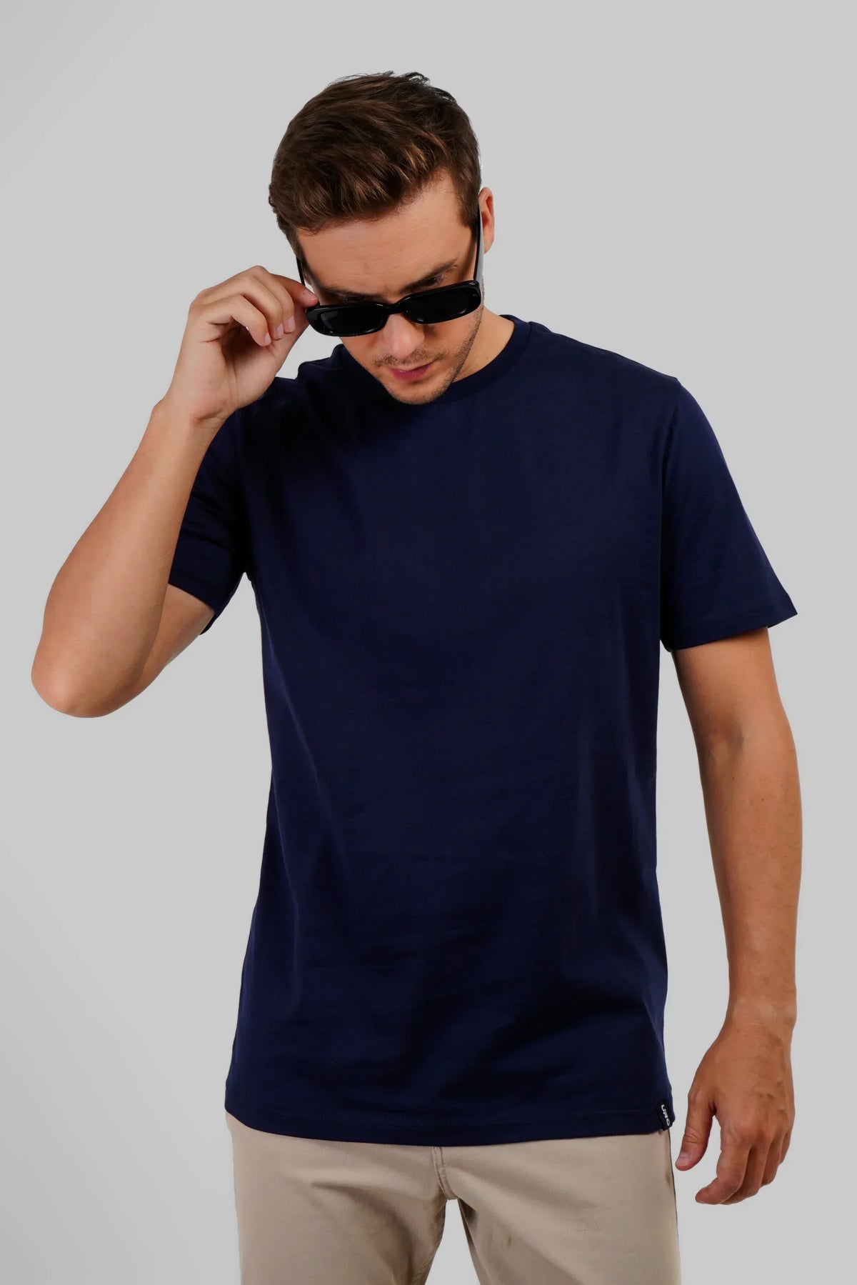 Pack of 3 Regular Fit T-shirts - Green/Black/Navy