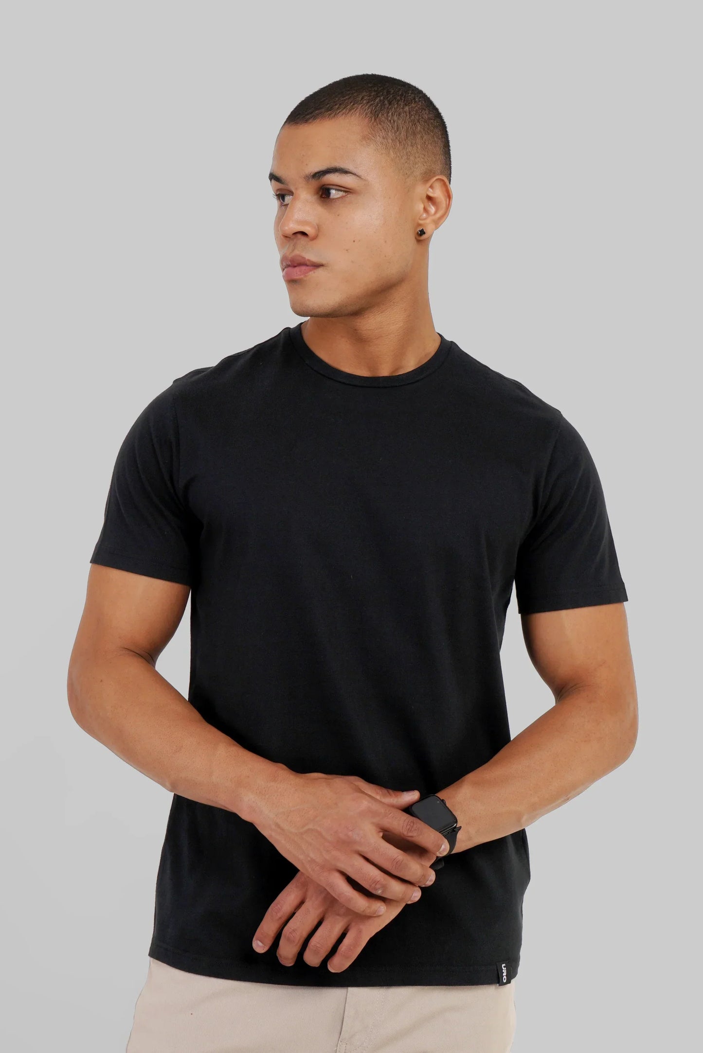 Pack of 4 Regular Fit T-shirts - Navy/White/Green/Black