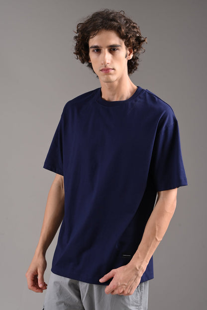 Pack of 4 Oversized T-shirts - White/Lilac/Red/Navy