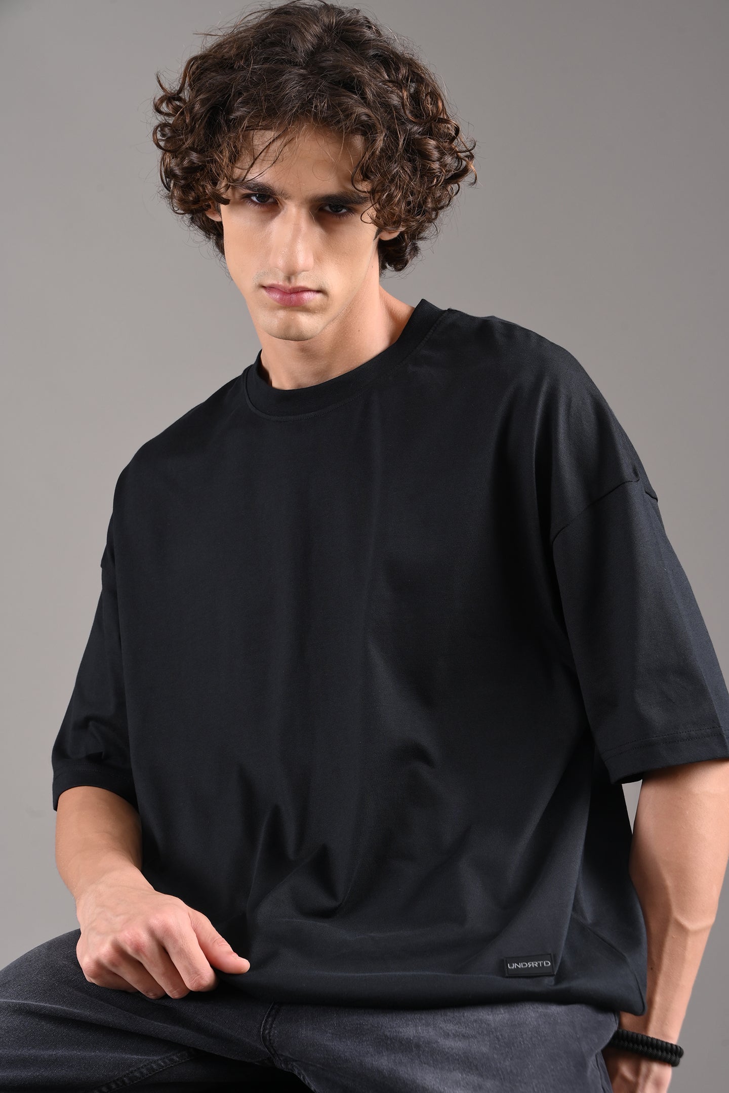 Pack of 3 Baggy T-shirts - Black/Red/White