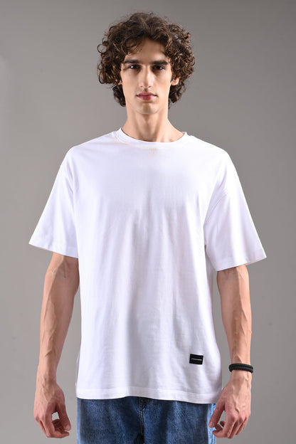 Pack of 4 Oversized T-shirts - White/Lilac/Red/Navy