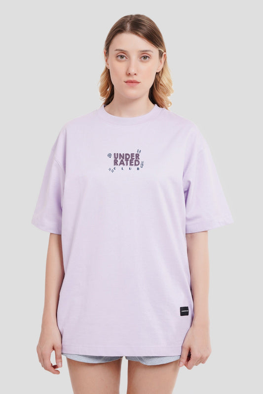 In Need of Mischief Lavender Oversized Fit T-Shirt Women