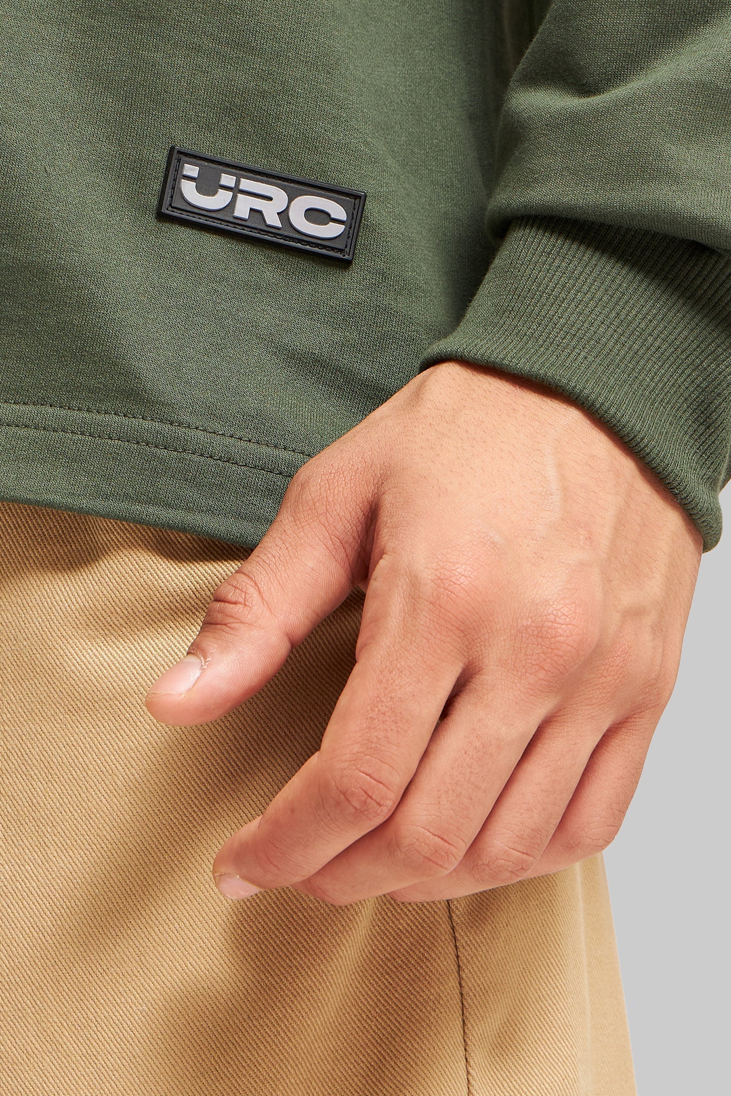 Olive Green Solid T-Shirt