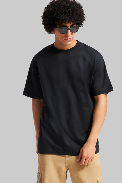 Underrated Racing Club Black Oversized Fit T-Shirt Men