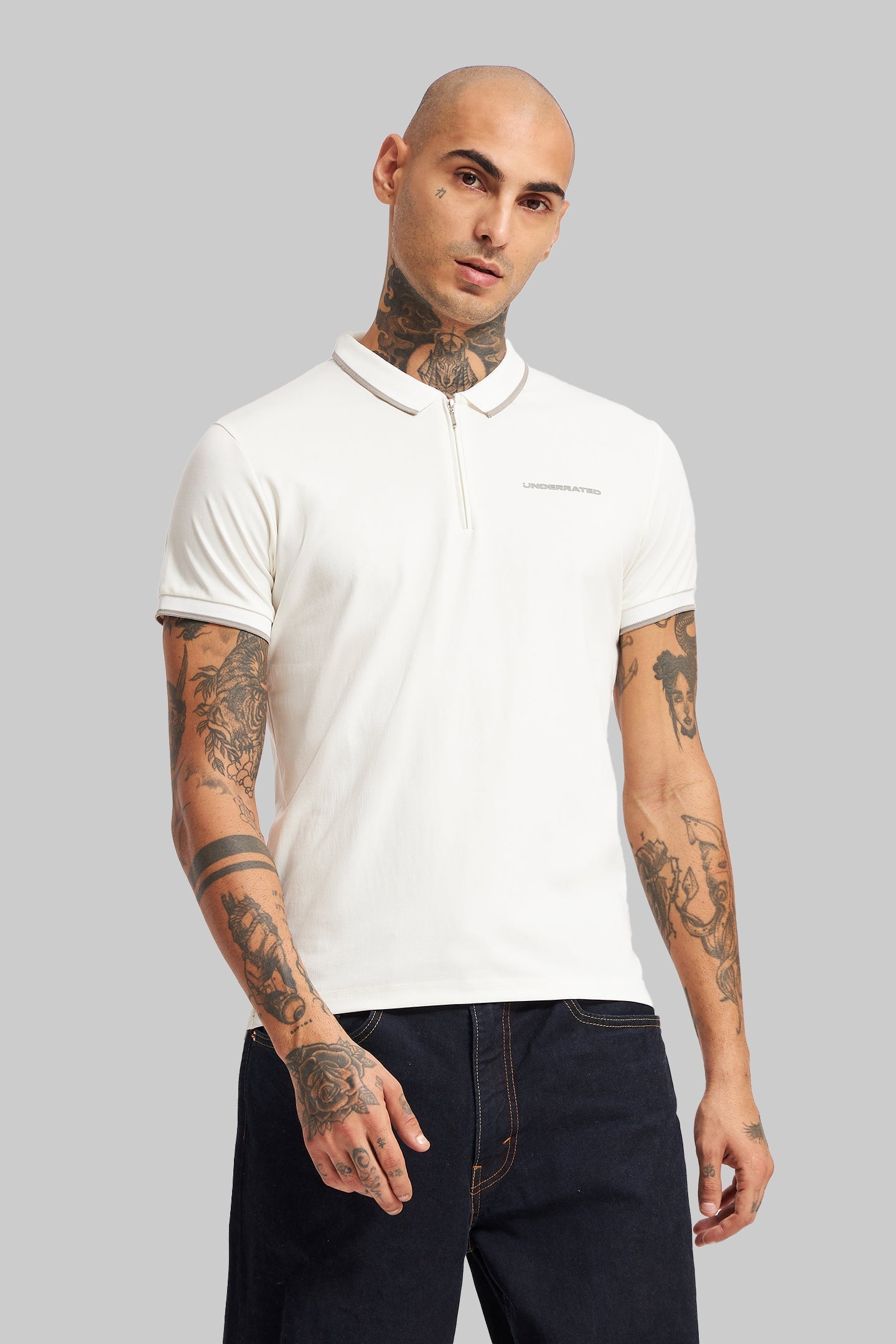 Men's Polo Neck T-shirt Combo - Pack of 2 Solid Essentials Green and White