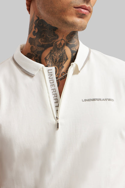 Men's Polo Neck T-shirt Combo - Pack of 2 Solid Essentials Green and White