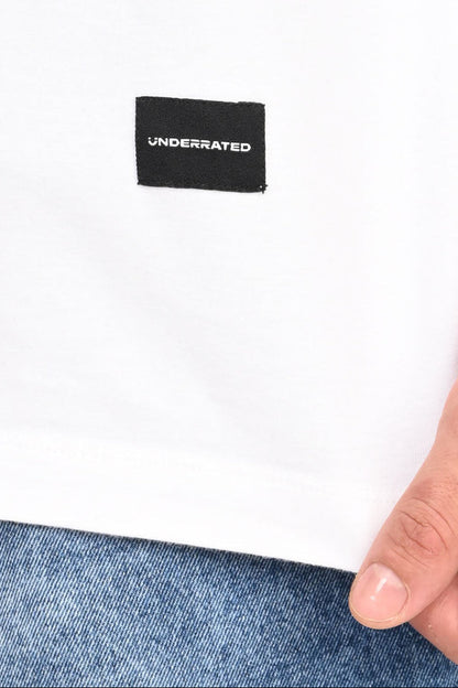 Urban Airborne Energy White Oversized Fit T-Shirt Men