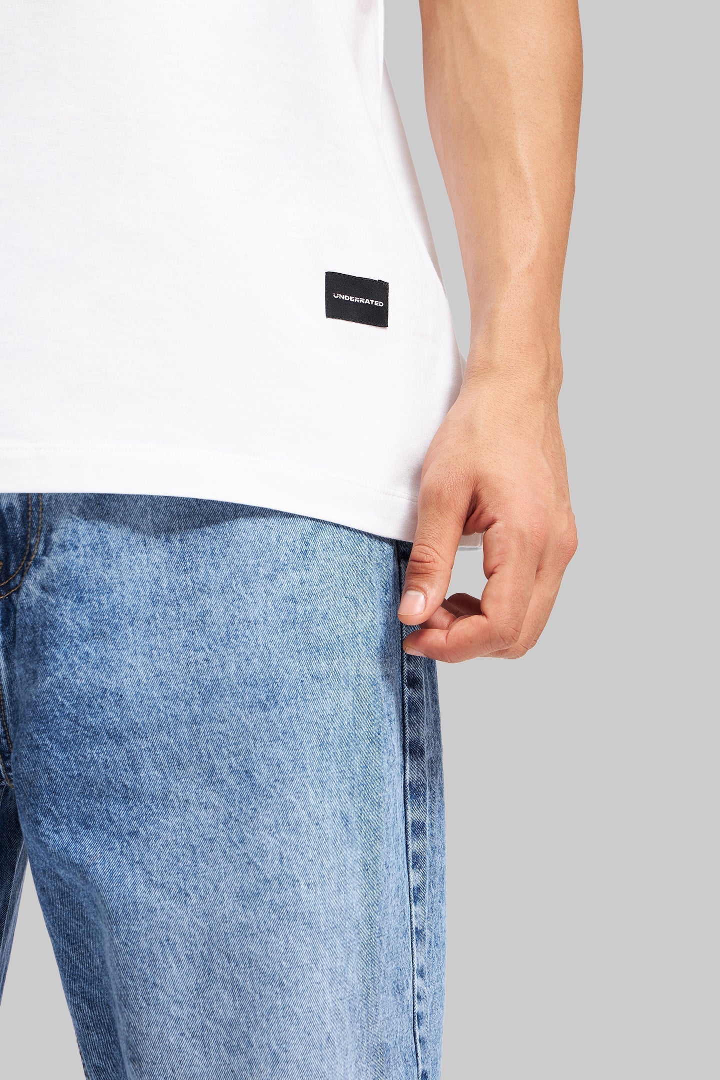 Tupac White Oversized Fit T-Shirt Men