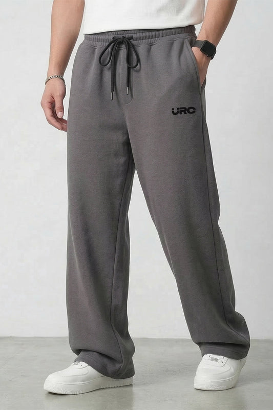 Ash Grey Cotton Joggers
