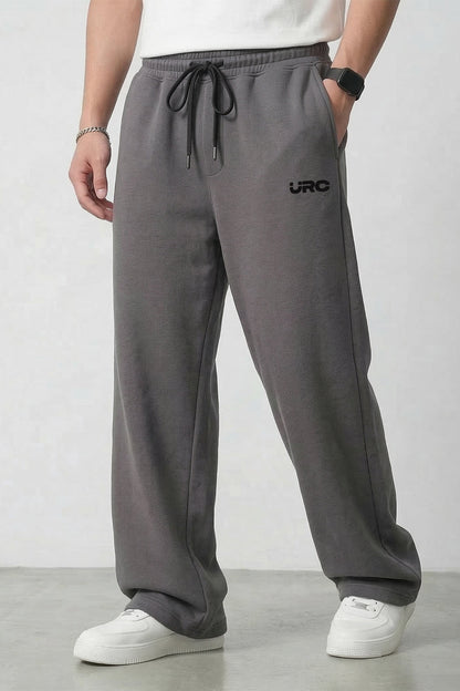 Pack of 2 Men's joggers combo - Ash grey/ Beige