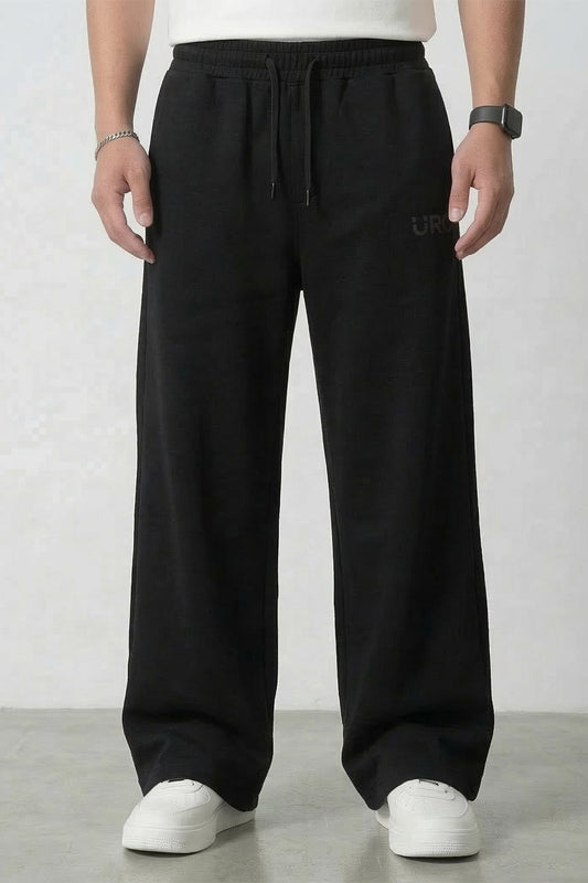 Black Cotton Joggers