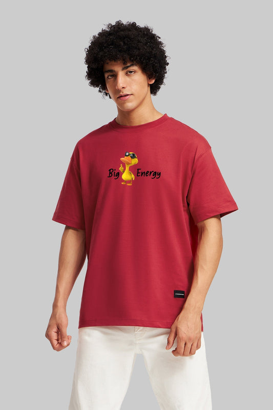 Big Duck Energy Red Oversized Fit T-Shirt Men