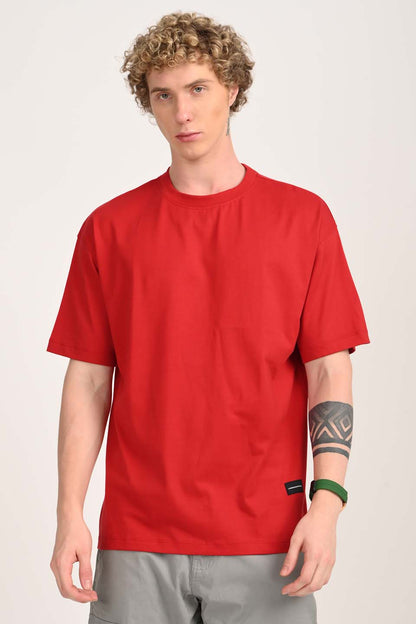 Pack of 3 Oversized T-shirts - Navy/Red/Blue