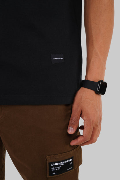 Rewritten Rules Statement Black Oversized Fit T-Shirt Men