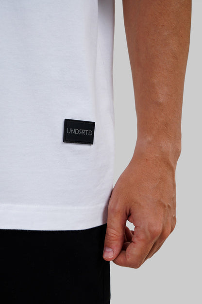 Underrated World White Baggy Fit T-Shirt Men