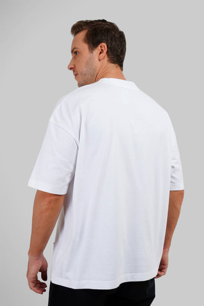 URC Logo White Baggy Fit T-Shirt Men