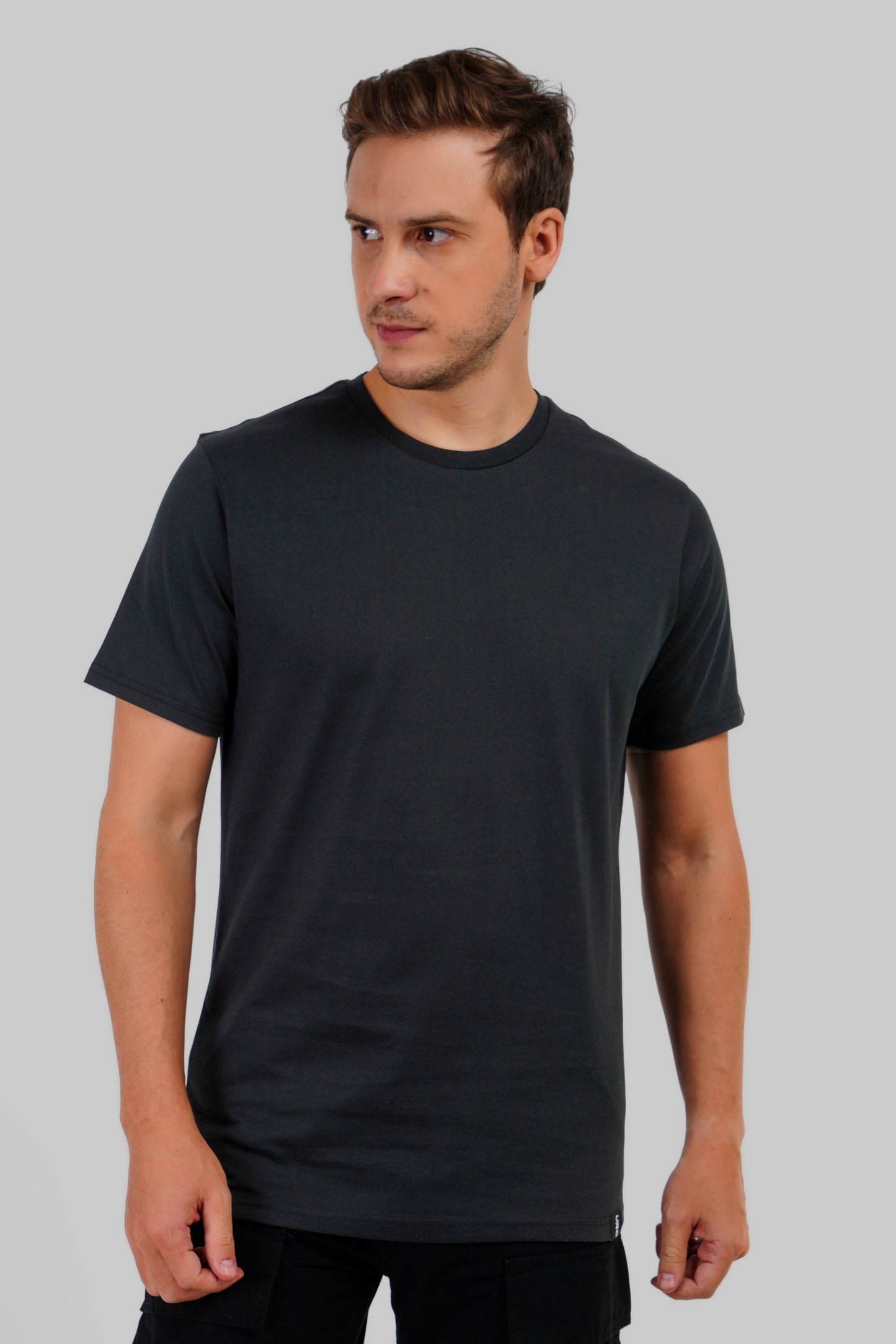 Pack of 3 Regular T-shirts - White/Navy/Black