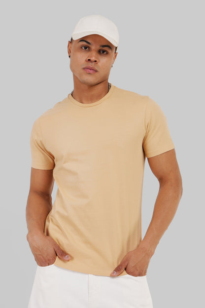 Pack of 4 Regular T-shirts - Red/Blue/Beige/Green