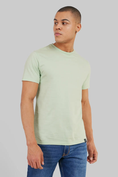 Pack of 3 Regular Fit T-shirts - Black/White/Green