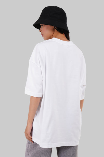 After Life White Baggy Fit T-Shirt Women