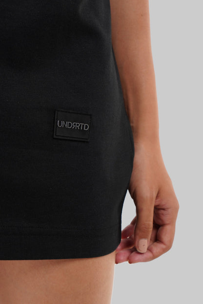 Urban Arabic Vibe Black Baggy Fit T-Shirt Women