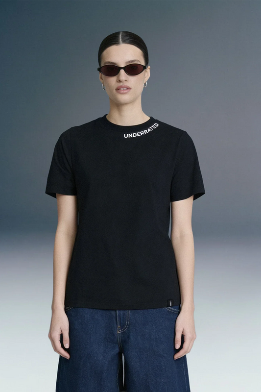 Underrated Curve Black Boyfriend Fit T-shirt